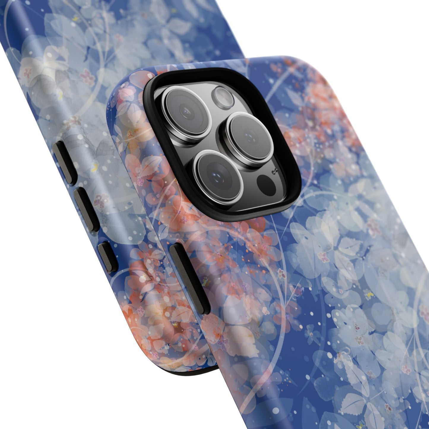 Nature inspired Floral Tough Phone Case - Durable Protection with Elegant Design