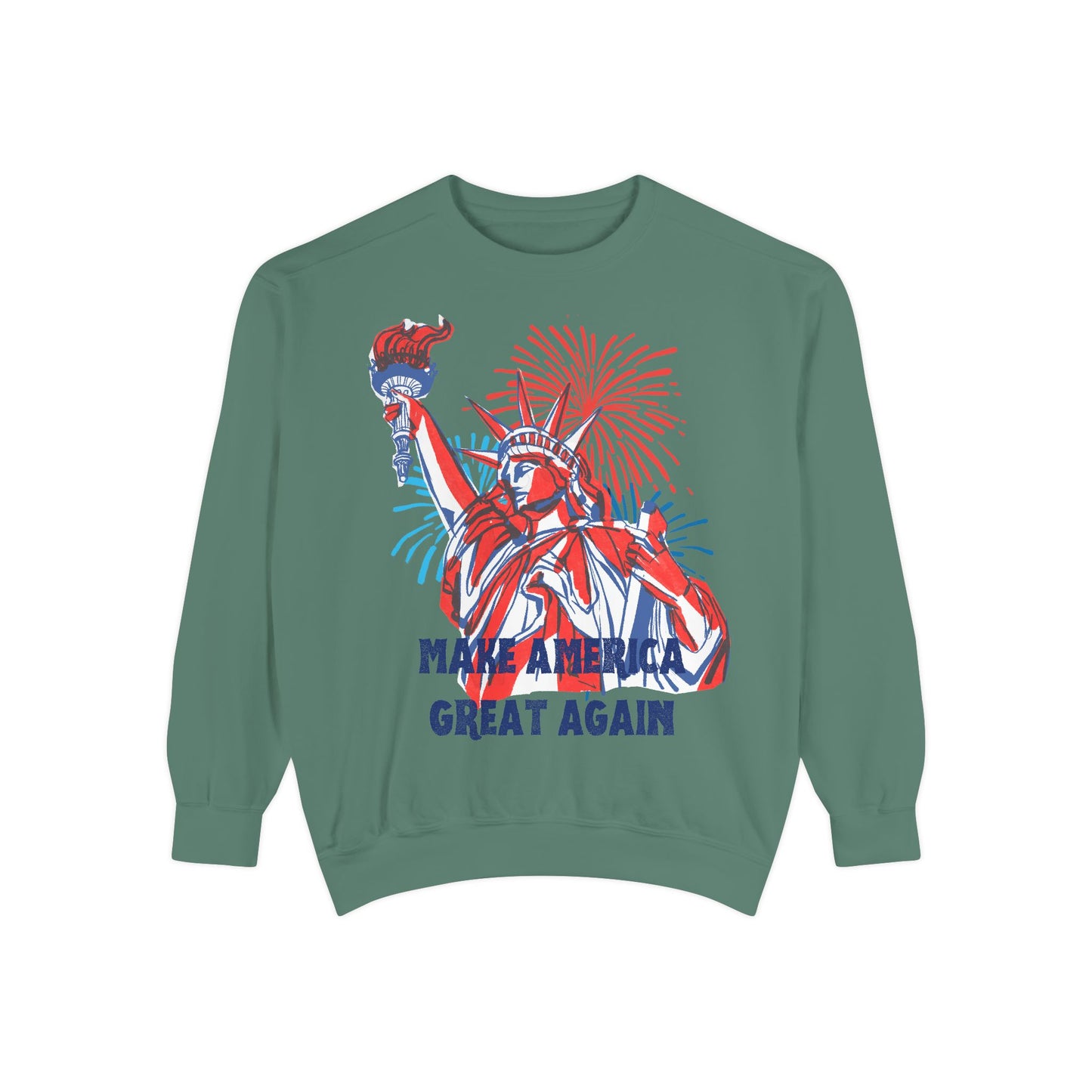 Patriotic Sweatshirt - Make America Great Again Design