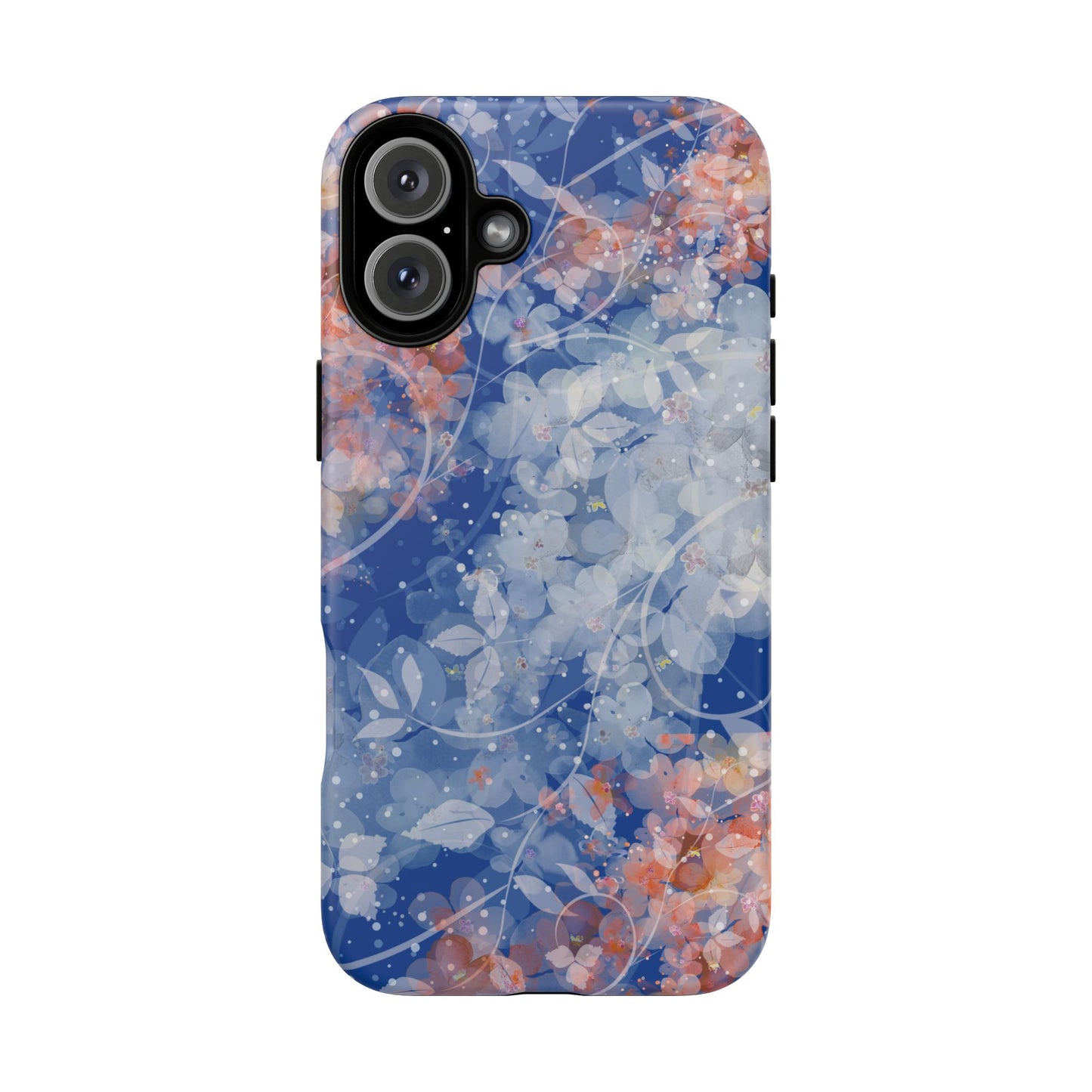 Nature inspired Floral Tough Phone Case - Durable Protection with Elegant Design