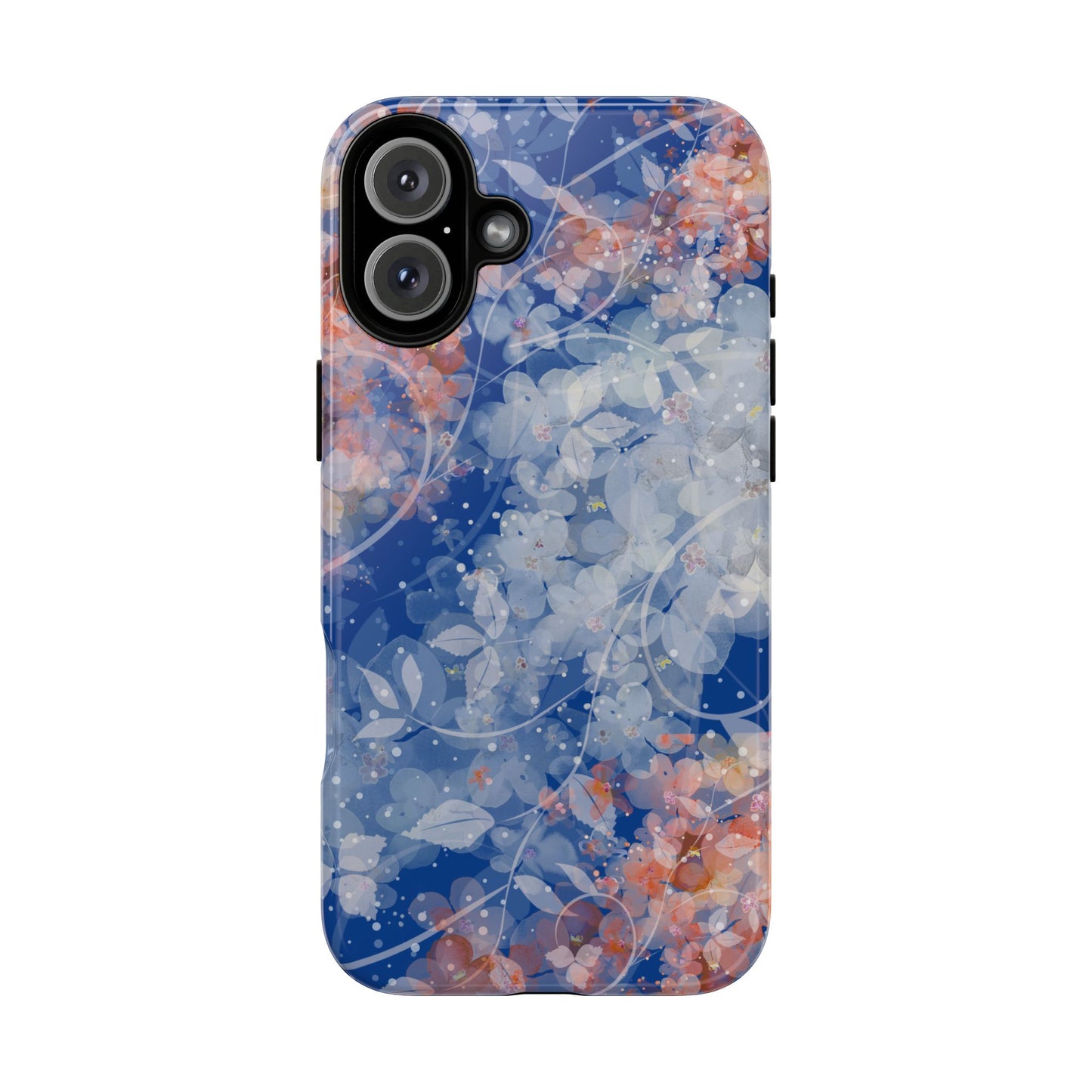 Nature inspired Floral Tough Phone Case - Durable Protection with Elegant Design