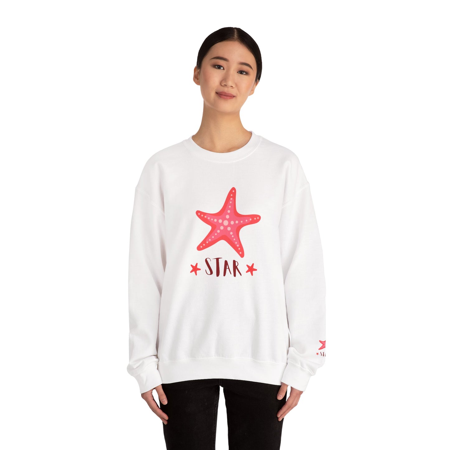 Cozy Starfish Sweatshirt for Beach Lovers