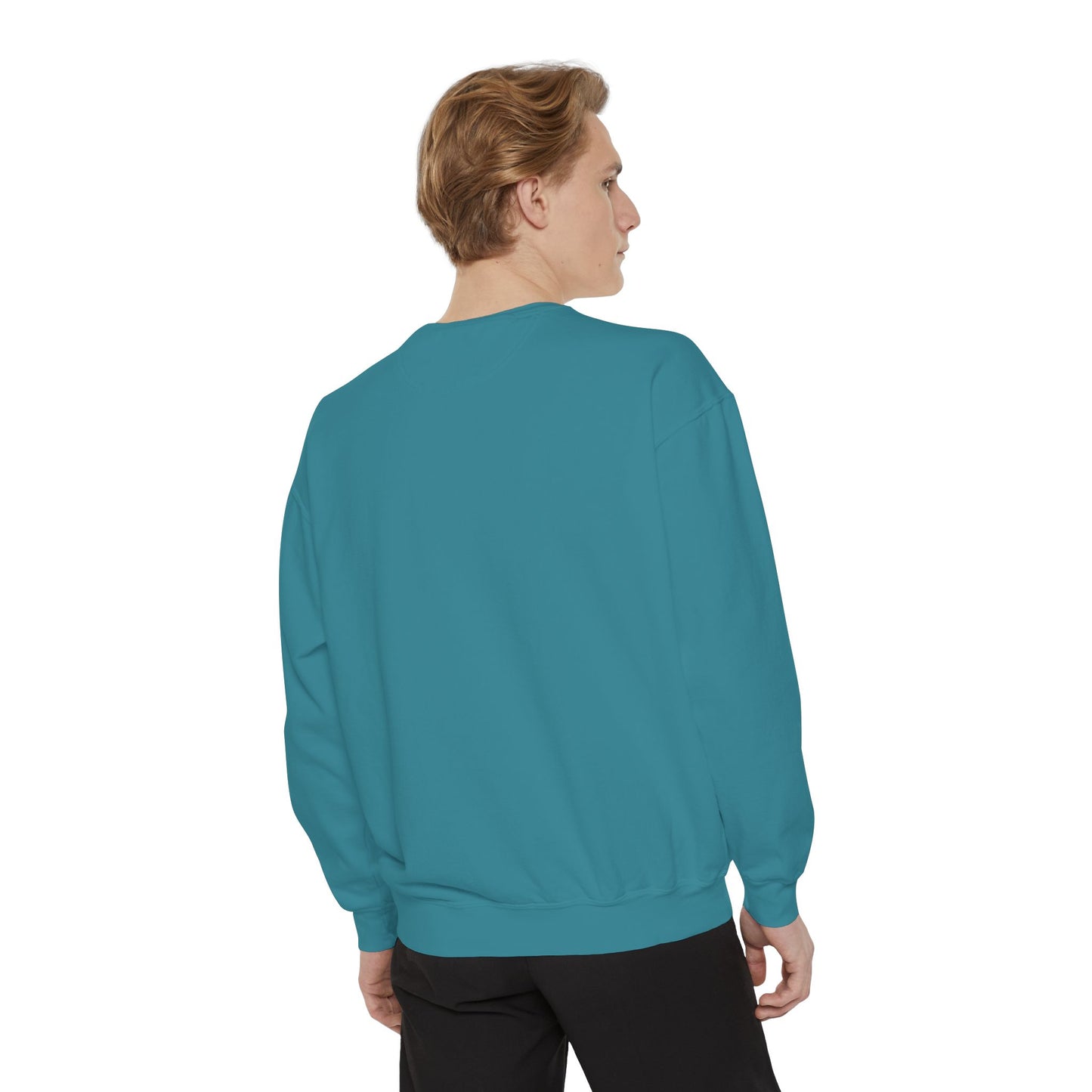 USA Flag Garment-Dyed Sweatshirt | Unisex Patriotic Sweatshirt for Independence Day & Everyday Wear