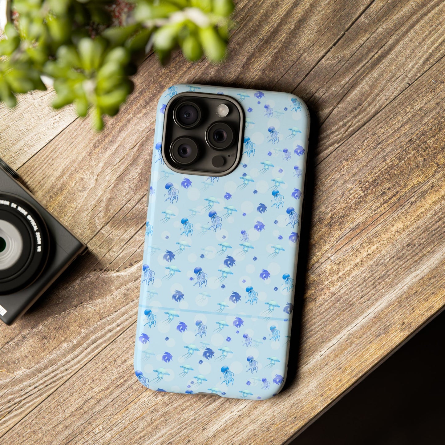 Tough Cases - Artistic Jellyfish Phone Case, Durable and Stylish