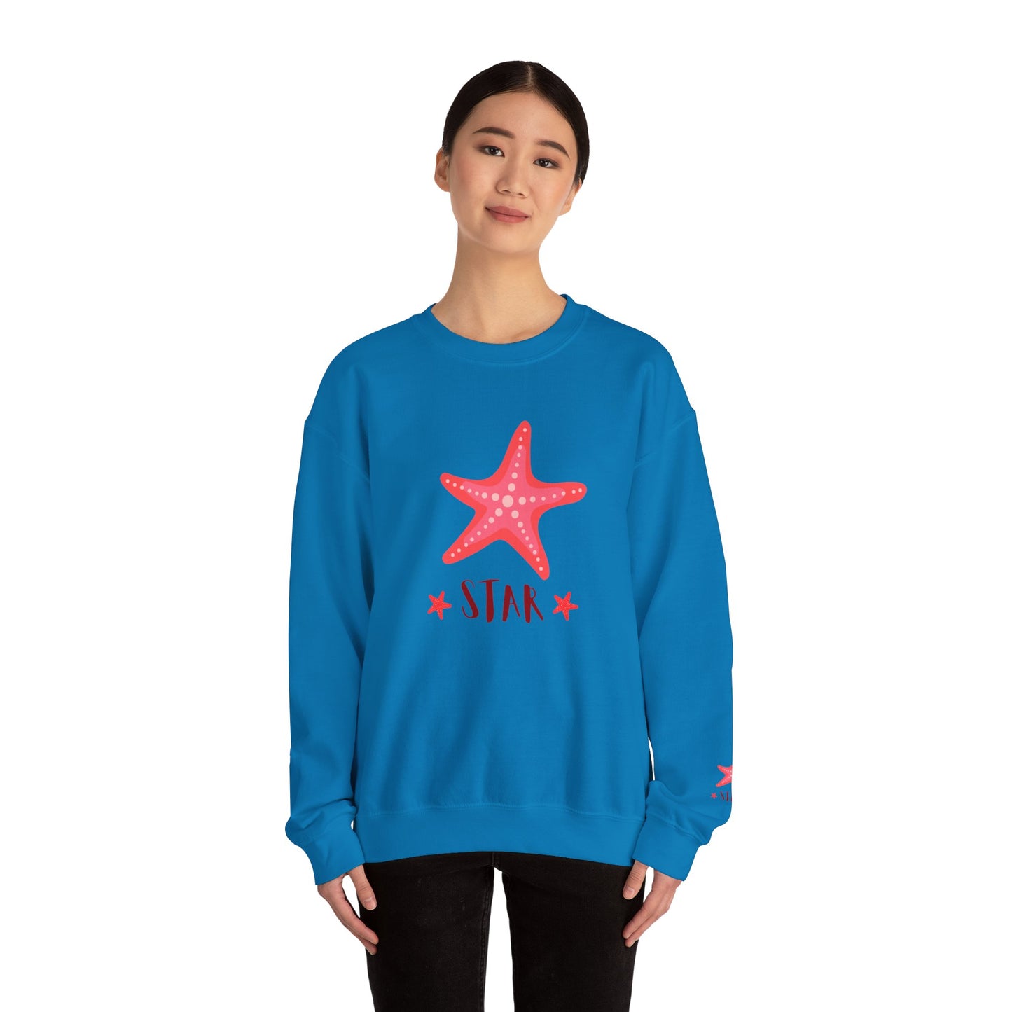 Cozy Starfish Sweatshirt for Beach Lovers