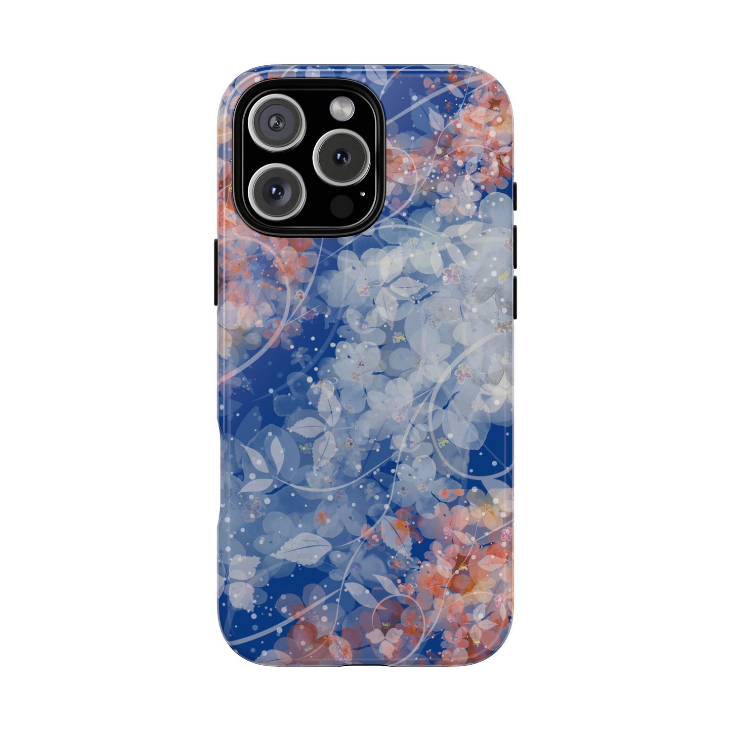 Nature inspired Floral Tough Phone Case - Durable Protection with Elegant Design