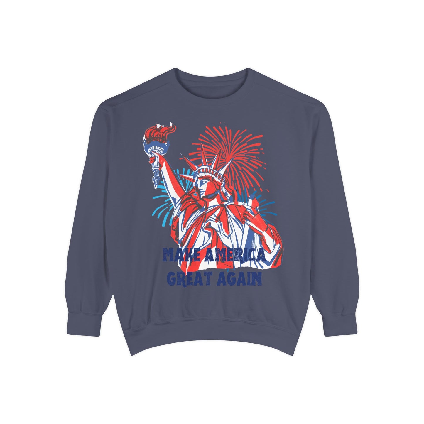 Patriotic Sweatshirt - Make America Great Again Design