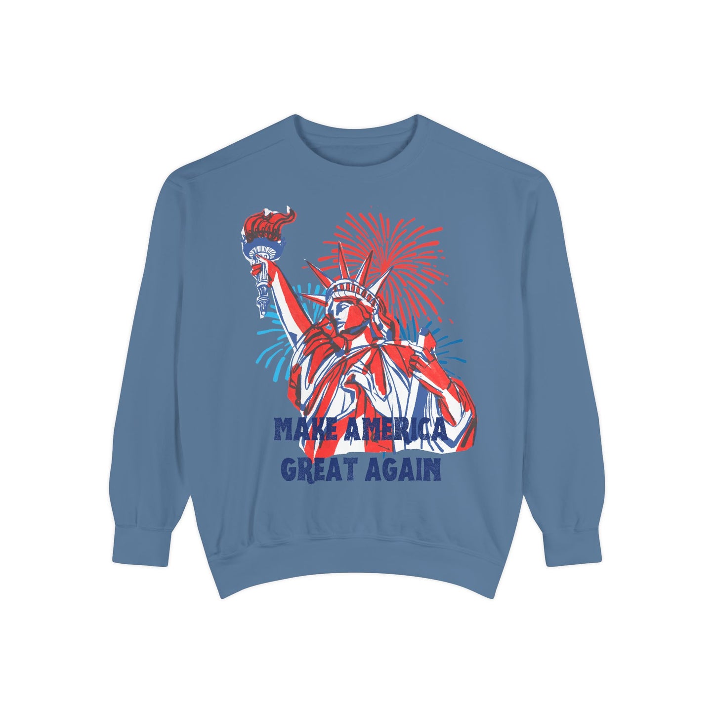 Patriotic Sweatshirt - Make America Great Again Design