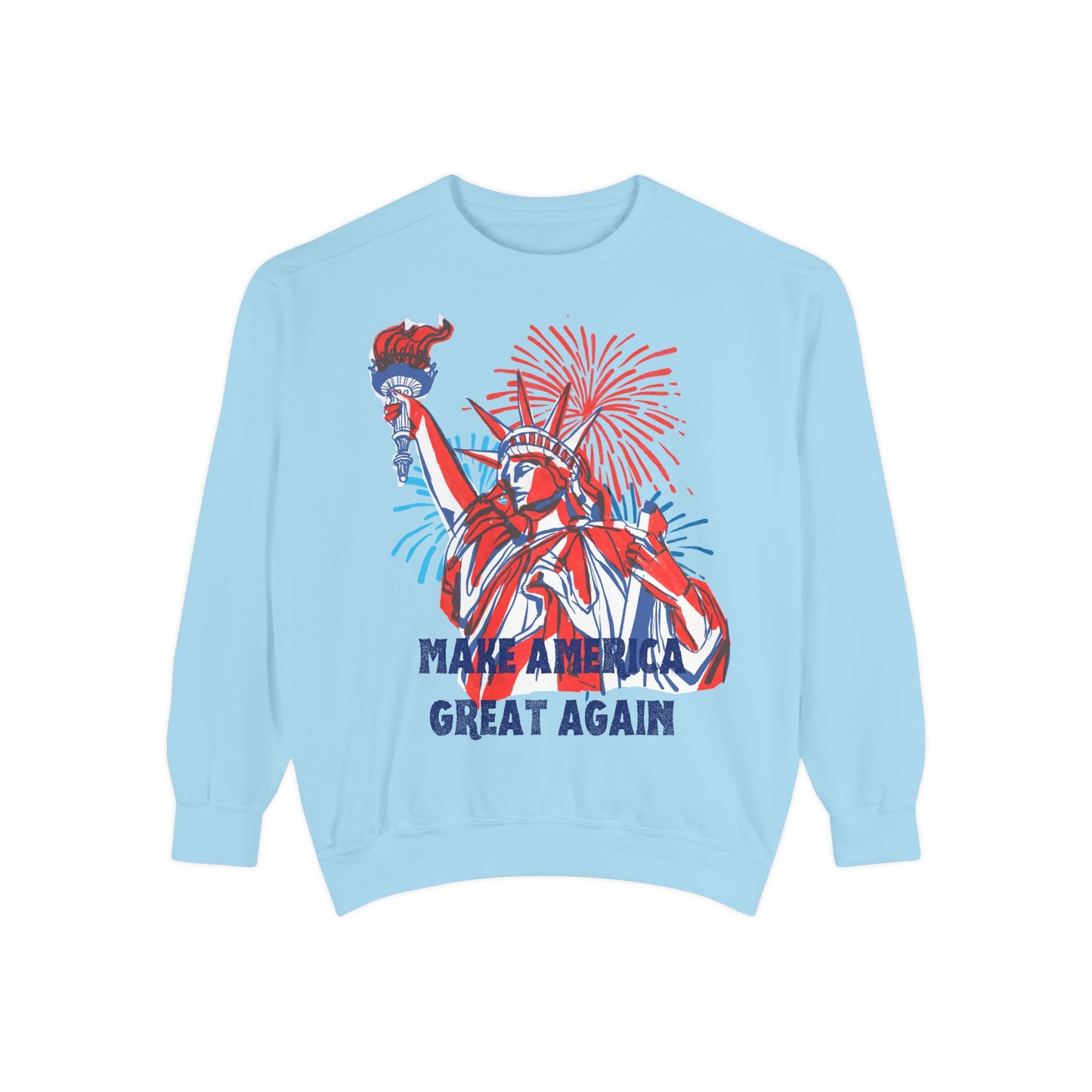 Patriotic Sweatshirt - Make America Great Again Design
