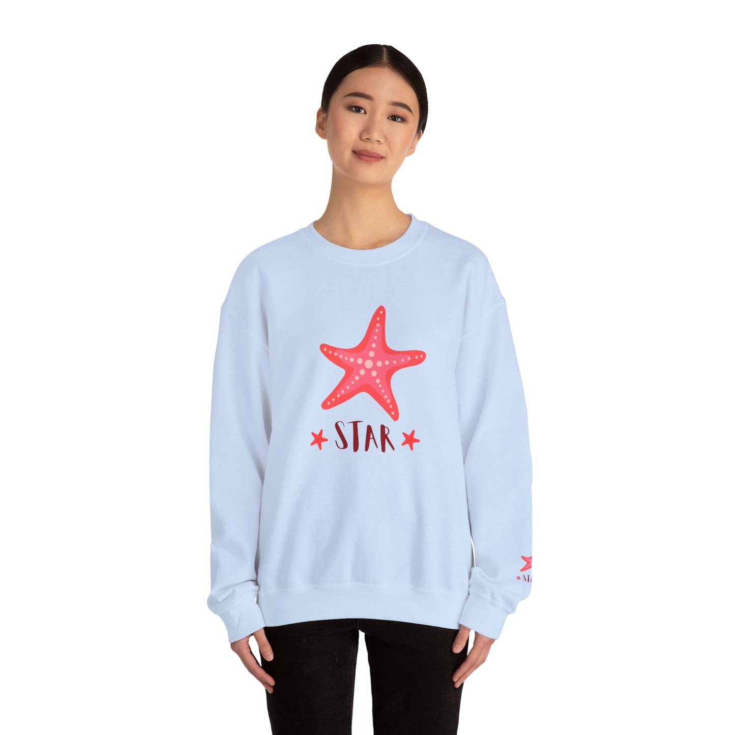 Cozy Starfish Sweatshirt for Beach Lovers