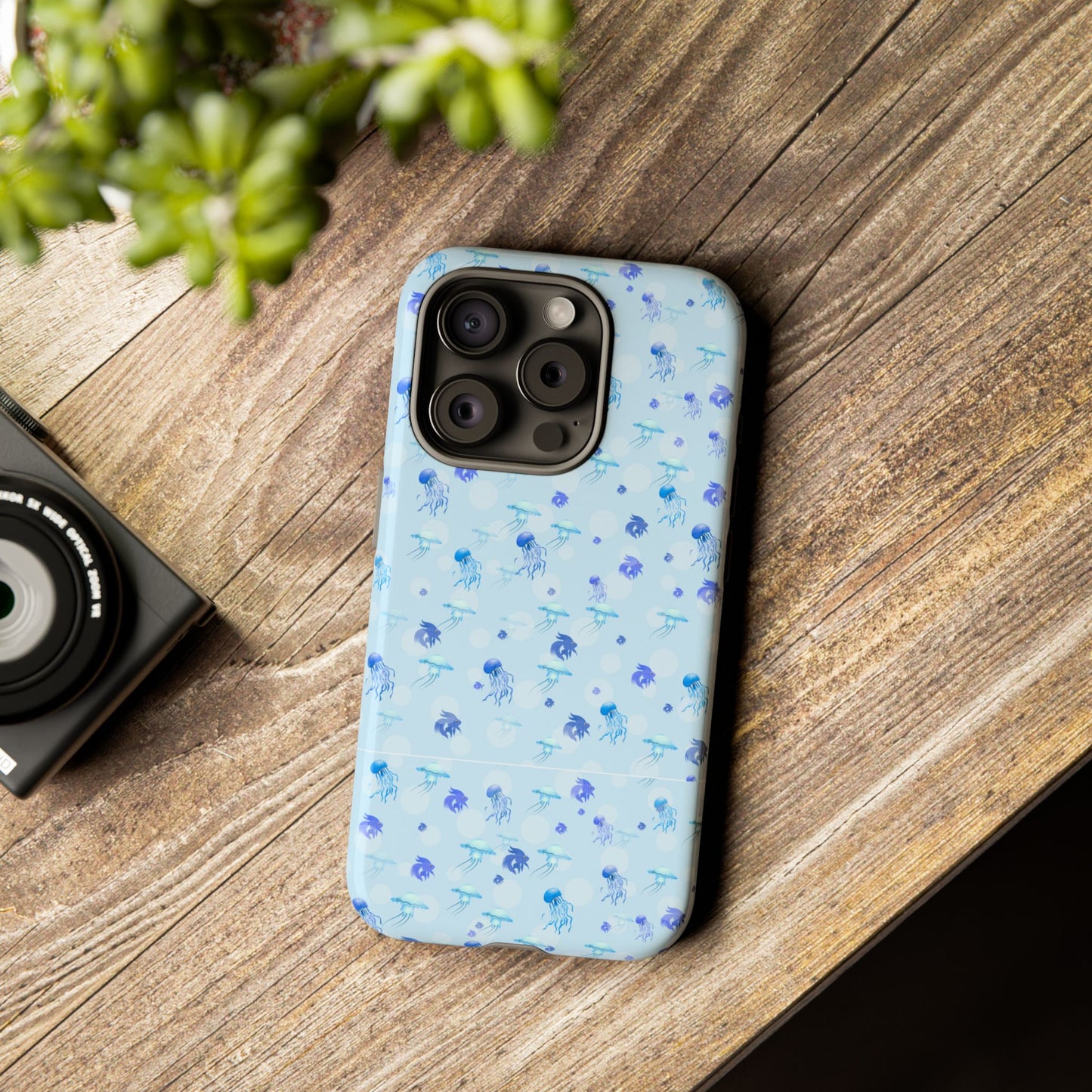 Tough Cases - Artistic Jellyfish Phone Case, Durable and Stylish