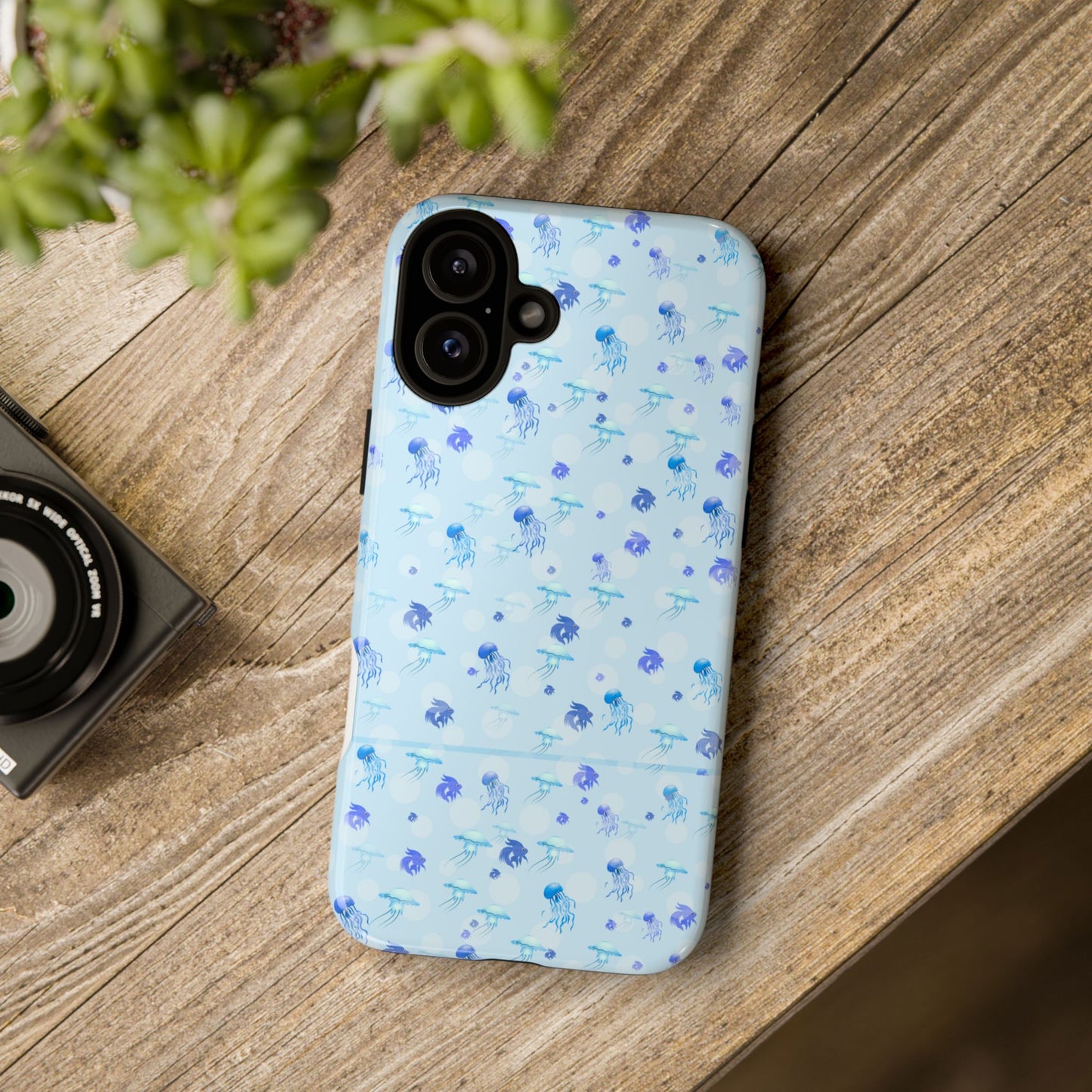 Tough Cases - Artistic Jellyfish Phone Case, Durable and Stylish