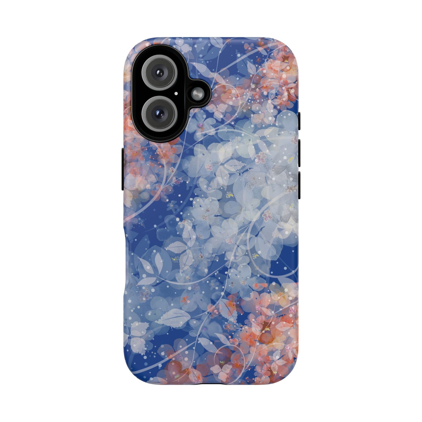 Nature inspired Floral Tough Phone Case - Durable Protection with Elegant Design