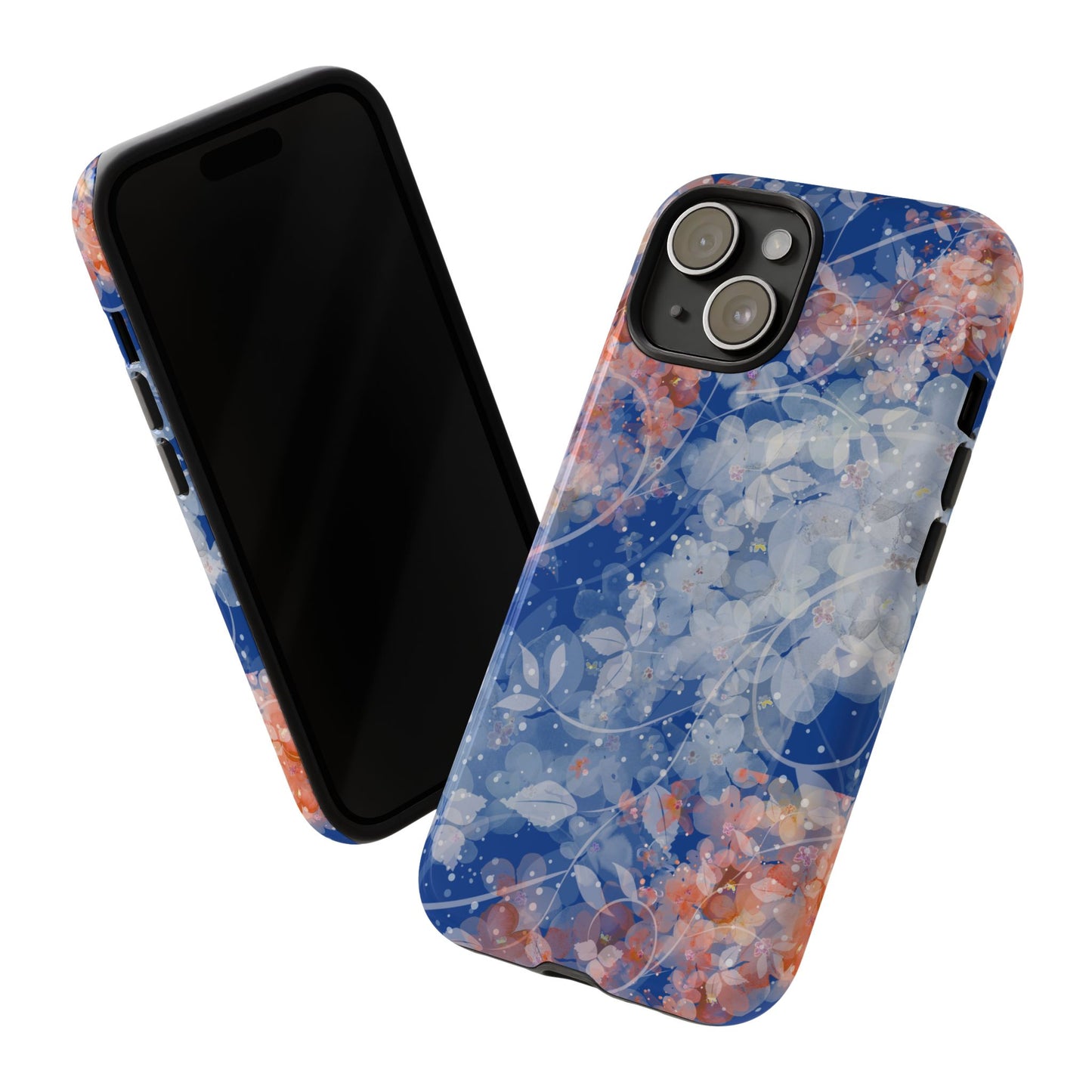 Nature inspired Floral Tough Phone Case - Durable Protection with Elegant Design
