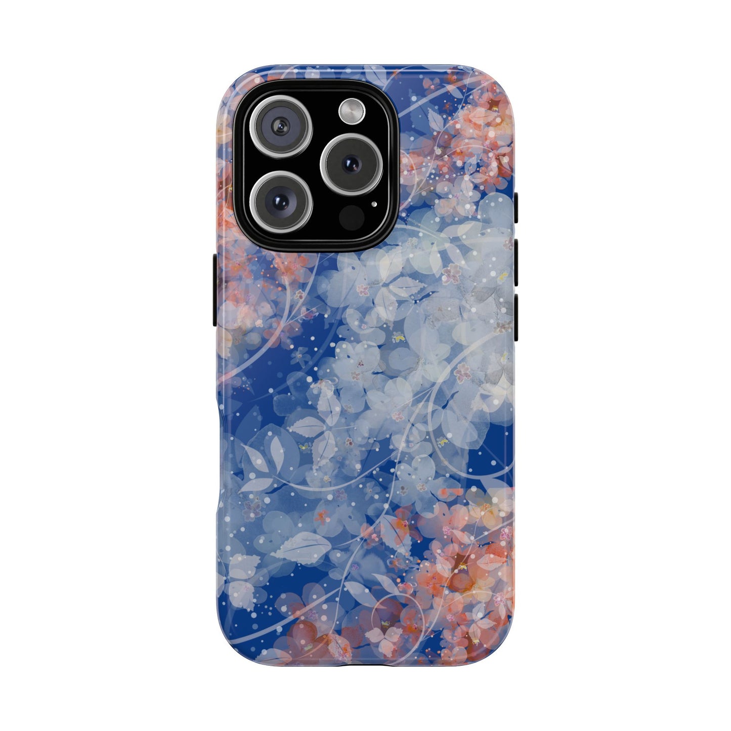 Nature inspired Floral Tough Phone Case - Durable Protection with Elegant Design