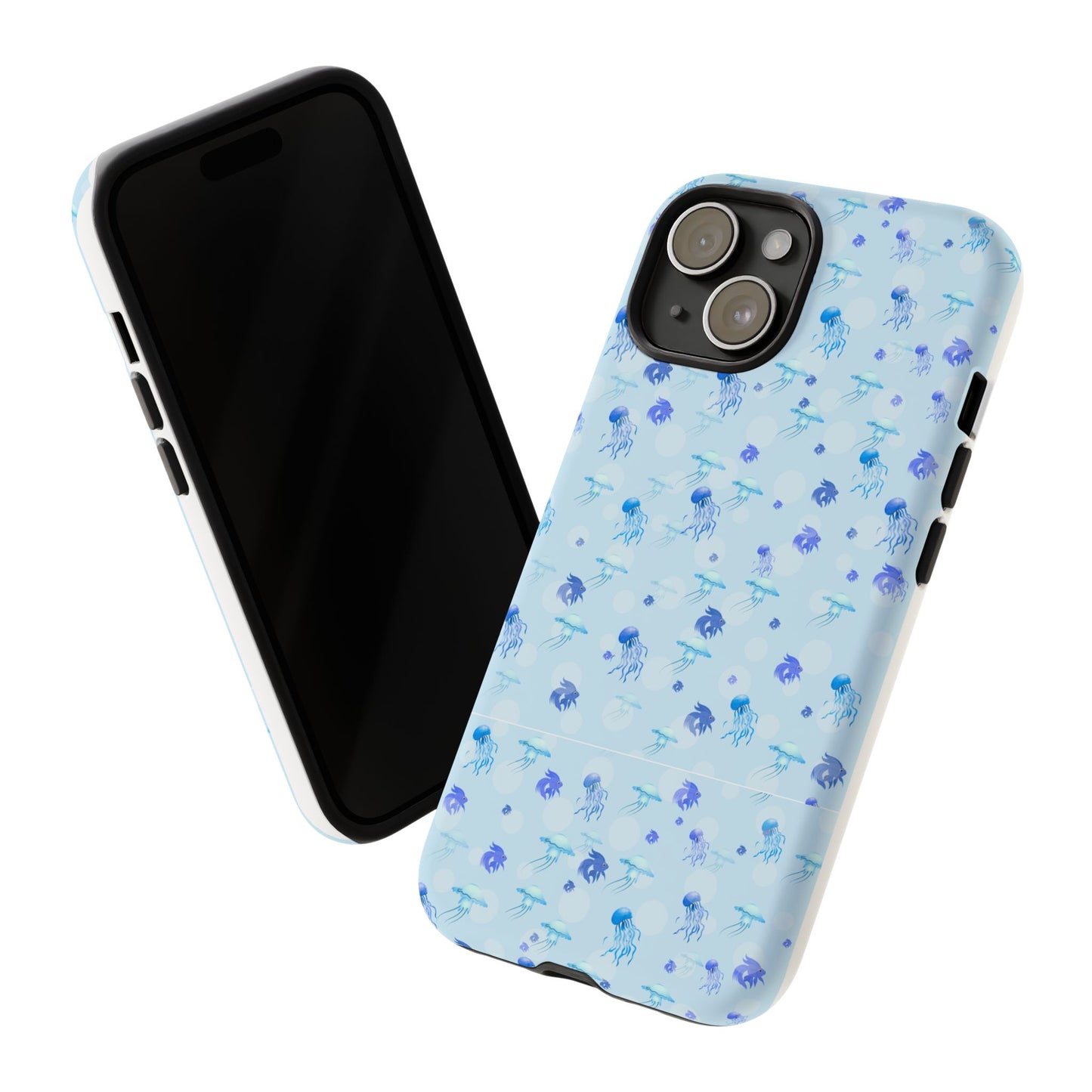 Tough Cases - Artistic Jellyfish Phone Case, Durable and Stylish