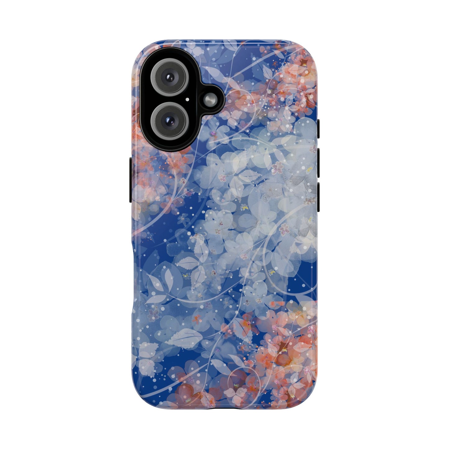 Nature inspired Floral Tough Phone Case - Durable Protection with Elegant Design