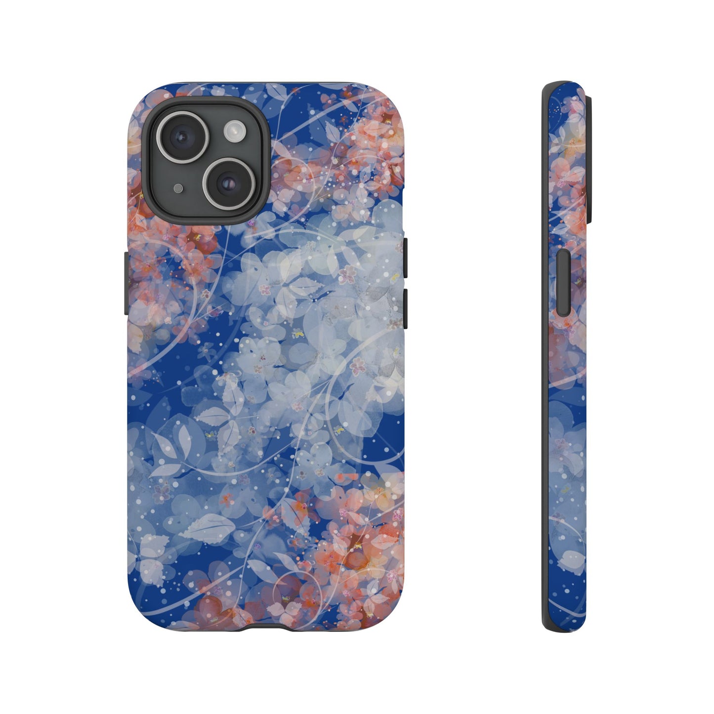 Nature inspired Floral Tough Phone Case - Durable Protection with Elegant Design