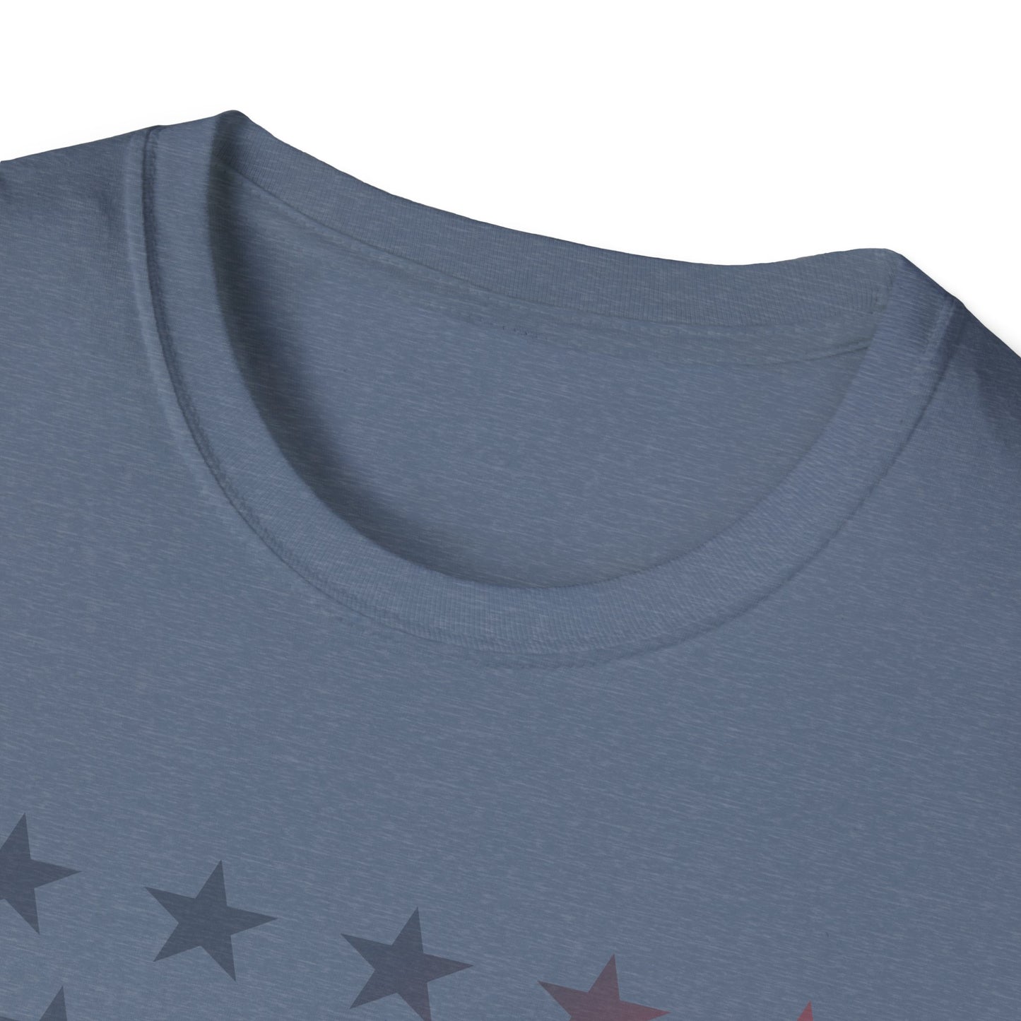 Unisex Softstyle T-Shirt - 'God Bless America' Patriotic Tee for Independence Day