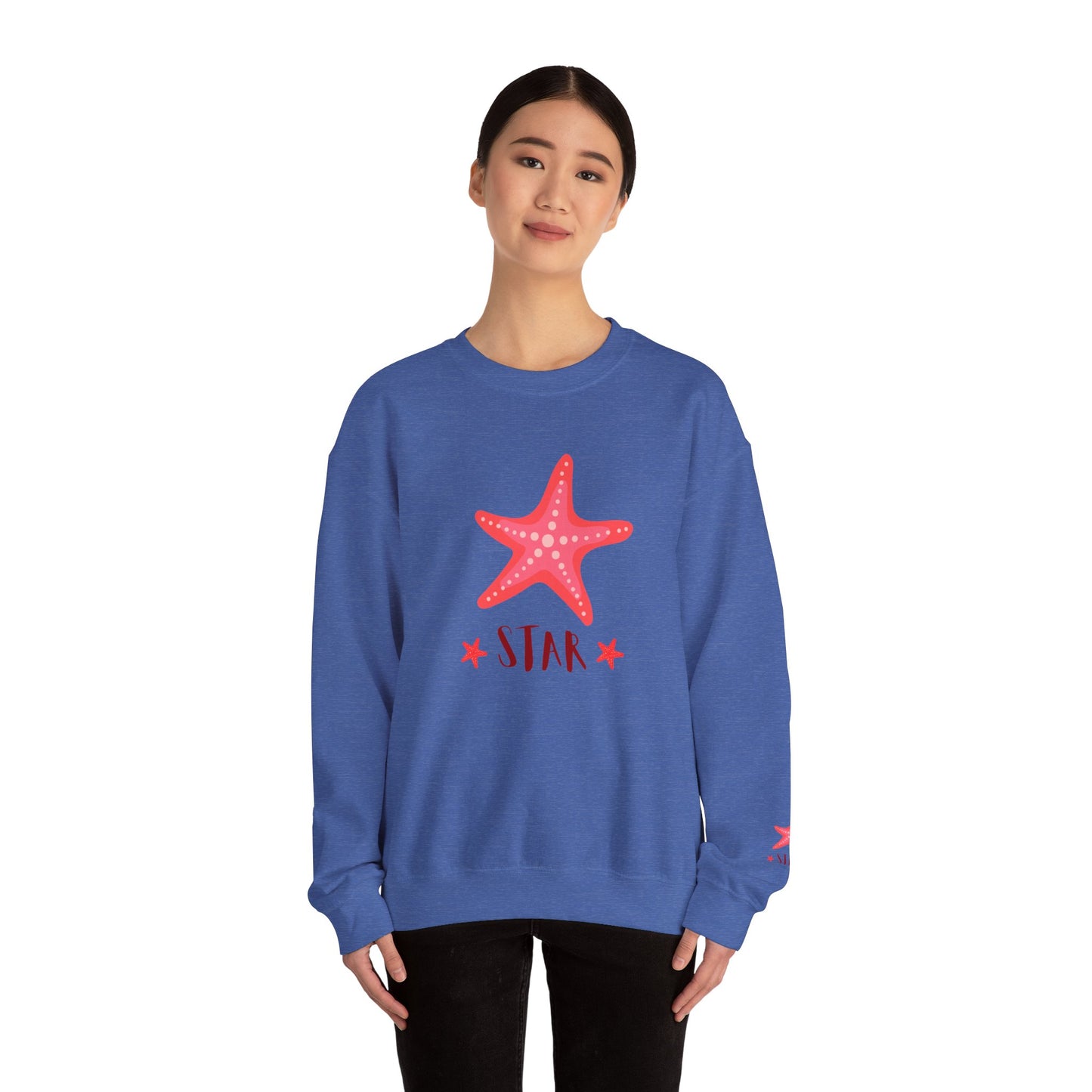 Cozy Starfish Sweatshirt for Beach Lovers