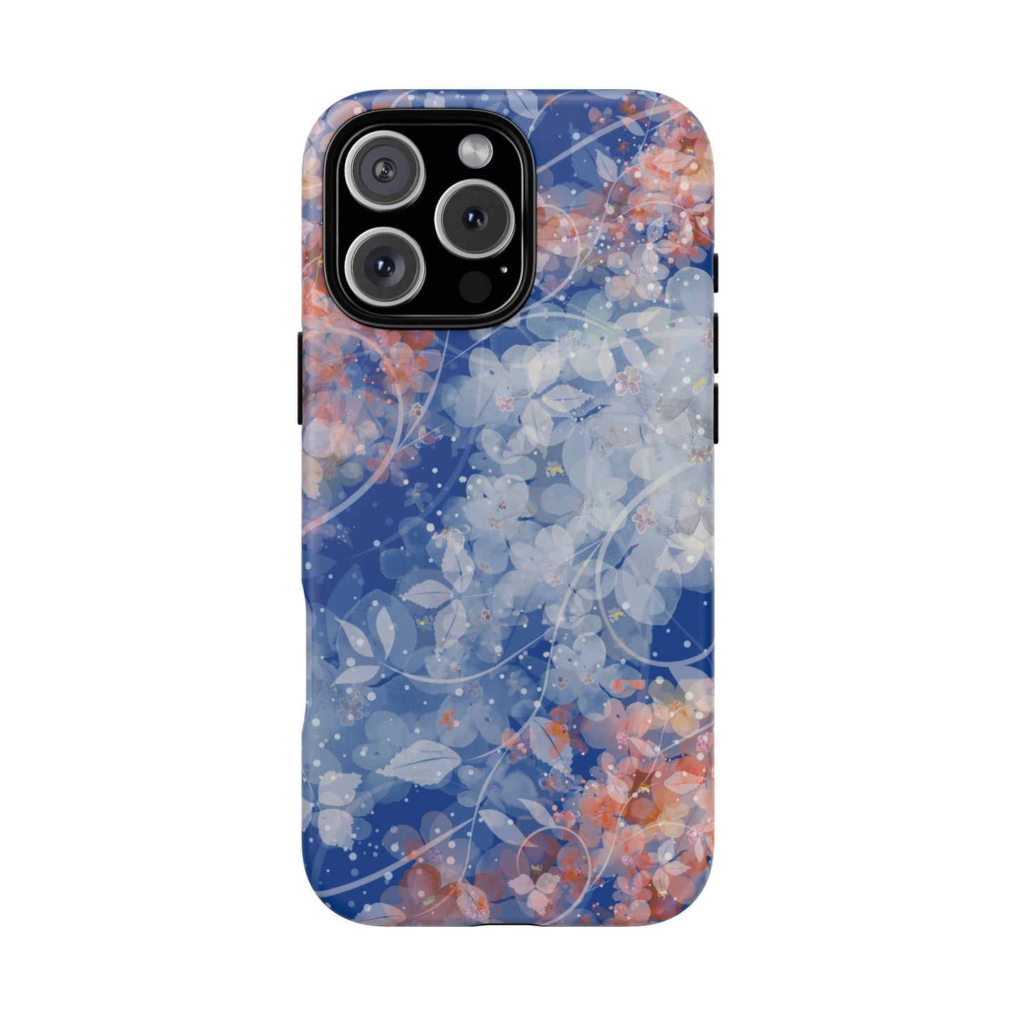 Nature inspired Floral Tough Phone Case - Durable Protection with Elegant Design