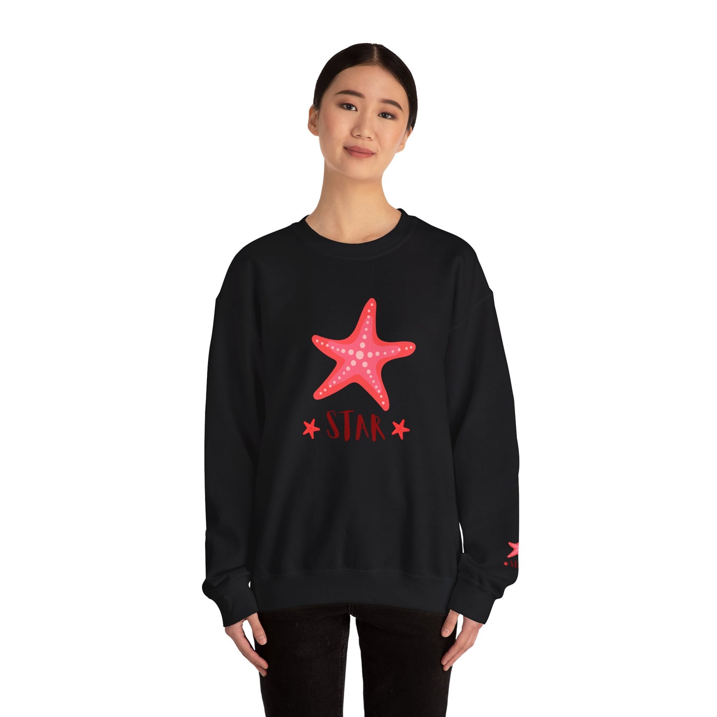 Cozy Starfish Sweatshirt for Beach Lovers