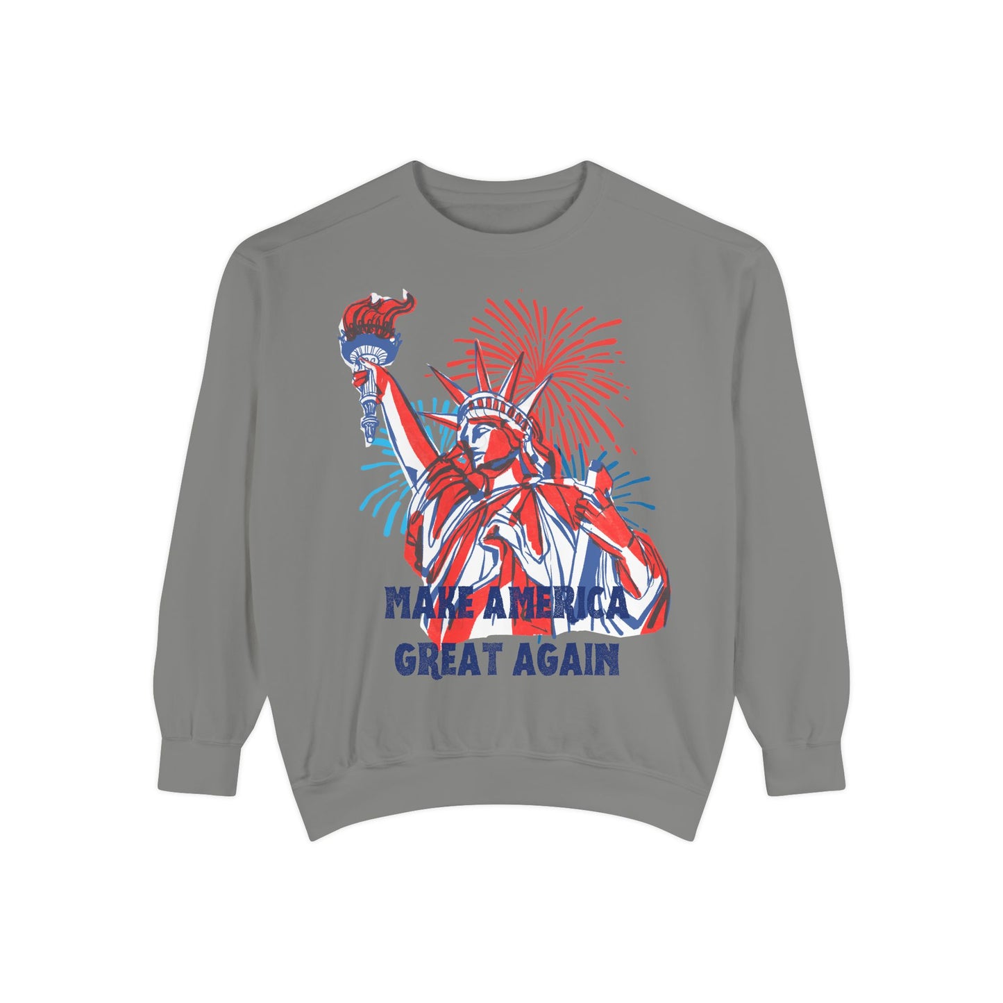 Patriotic Sweatshirt - Make America Great Again Design