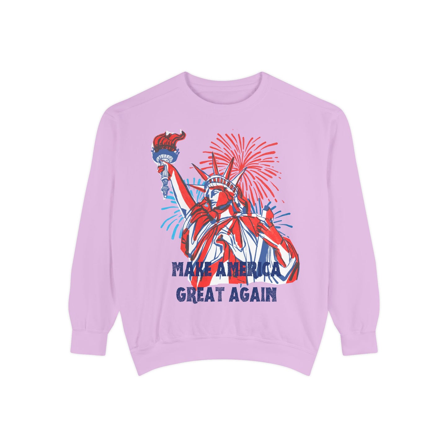 Patriotic Sweatshirt - Make America Great Again Design