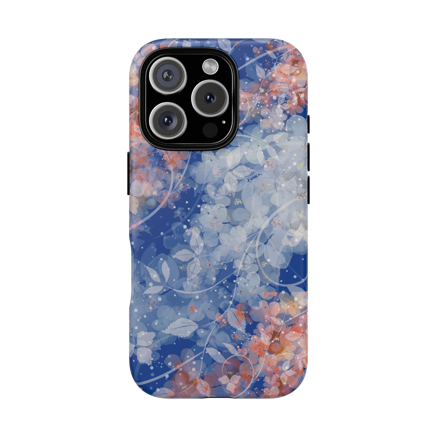 Nature inspired Floral Tough Phone Case - Durable Protection with Elegant Design