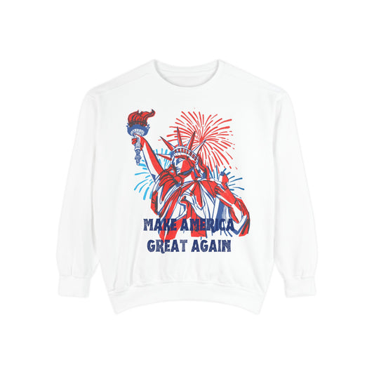 Patriotic Sweatshirt - Make America Great Again Design